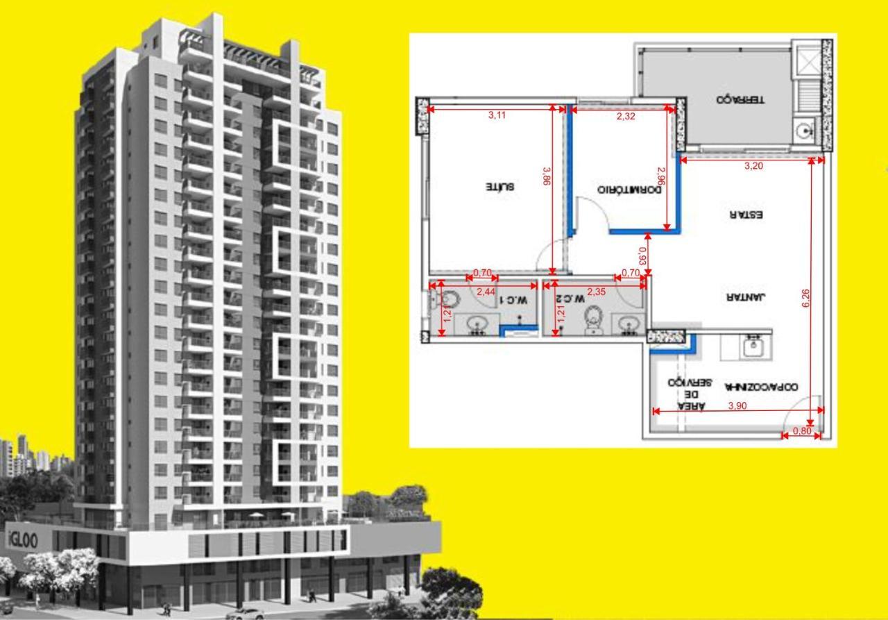 קוריטיבה I055B- Harmony Home, 2 Quartos Com Garagem מראה חיצוני תמונה